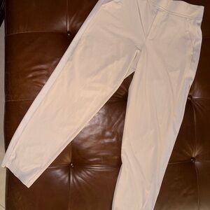 Athlete cream athletic wear pants